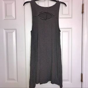 AEO Soft&Sexy Striped Chest Cut-Out Tank Dress
